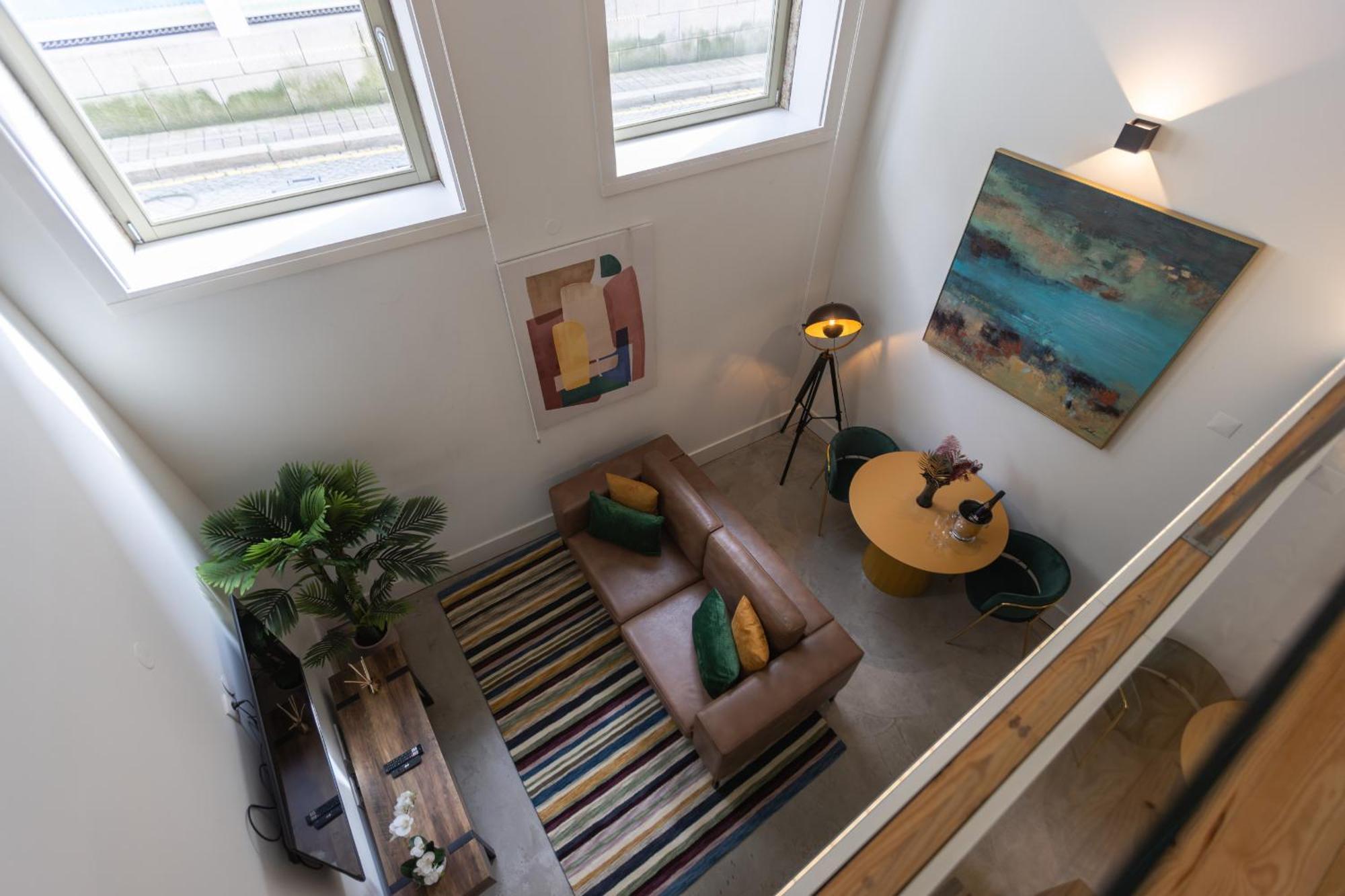 Апартаменты Industrial Cozy Loft Downtown Порту Экстерьер фото
